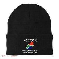 Voetsek Funny For South African Expats Beanie thumb 0