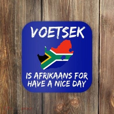 Voetsek Funny For South African Expats Coaster