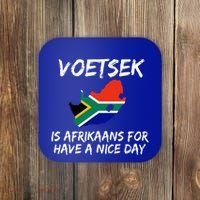 Voetsek Funny For South African Expats Coaster thumb 0