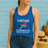 Voetsek Funny For South African Expats Women's Tank Top thumb 2