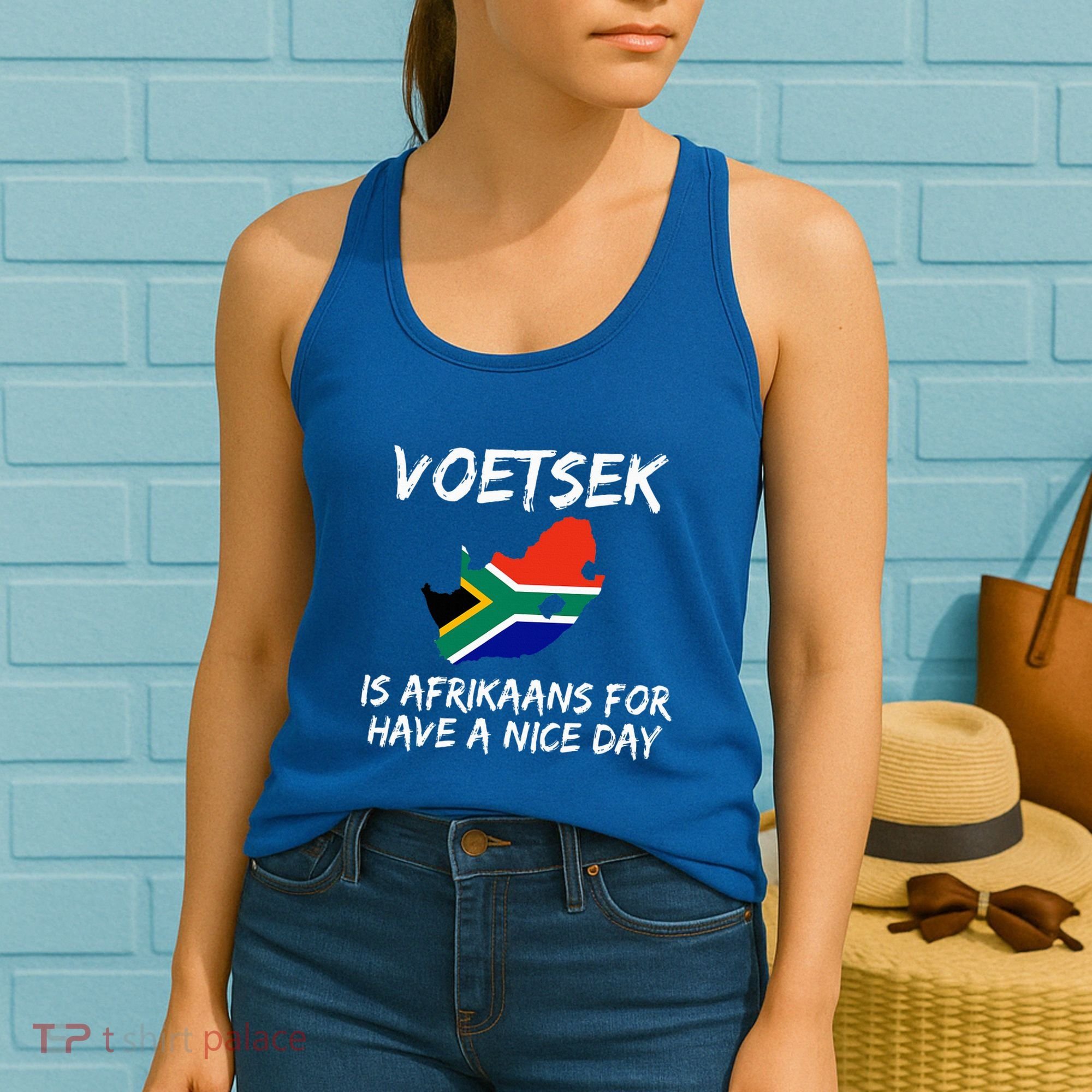 Voetsek Funny For South African Expats Women's Tank Top