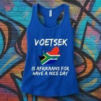 Voetsek Funny For South African Expats Women's Tank Top thumb 3