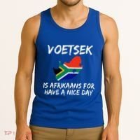 Voetsek Funny For South African Expats Tank Top thumb 3