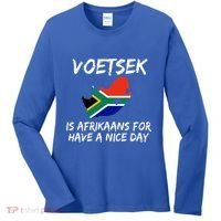 Voetsek Funny For South African Expats Women's Long Sleeve Shirt thumb 0