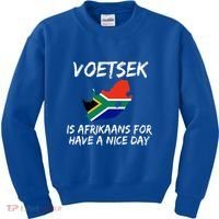Voetsek Funny For South African Expats Kids Sweatshirt thumb 0