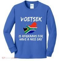 Voetsek Funny For South African Expats Kids Long Sleeve Shirt thumb 0