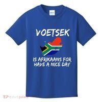 Voetsek Funny For South African Expats Kids T-Shirt thumb 0