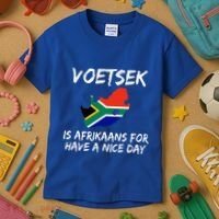 Voetsek Funny For South African Expats Kids T-Shirt thumb 3