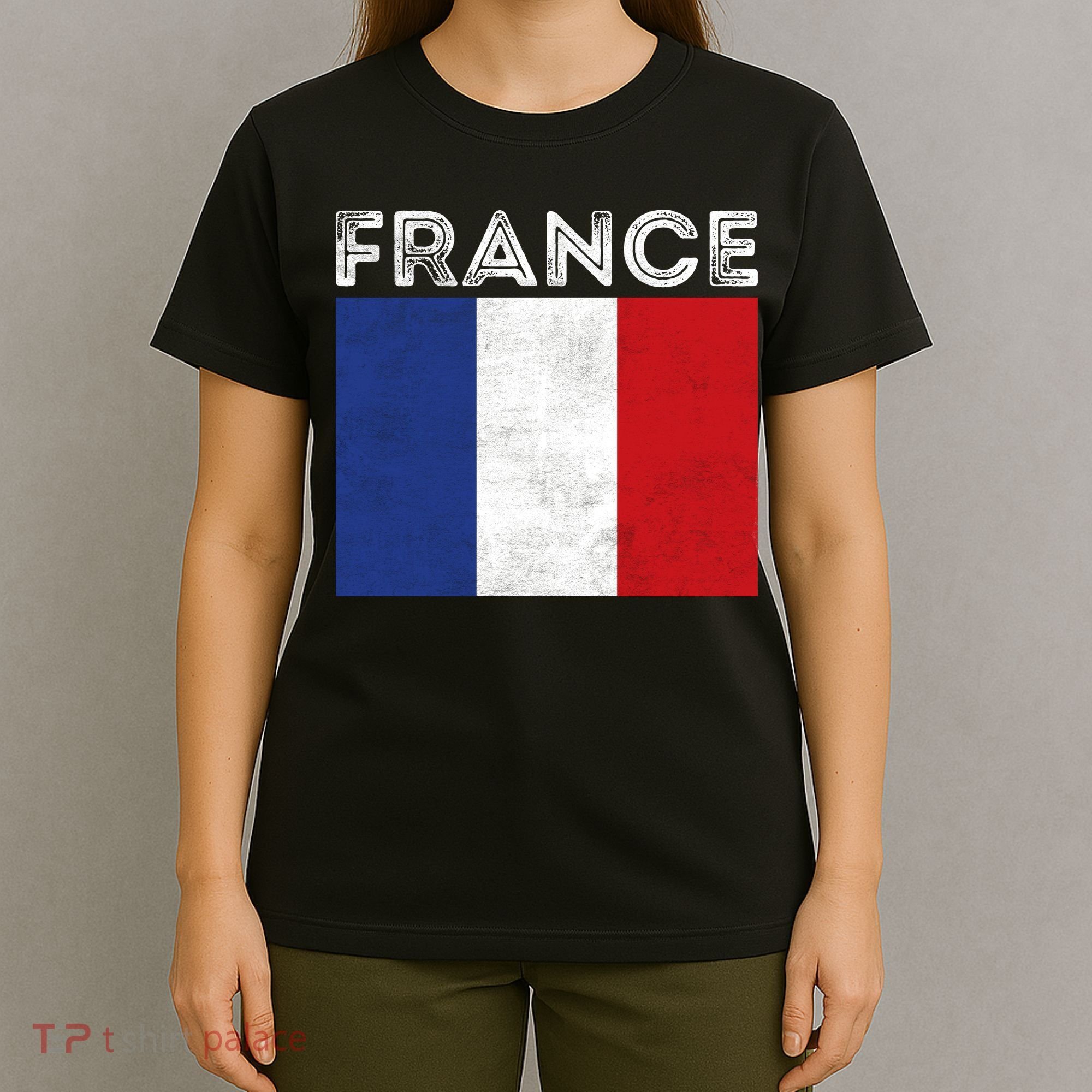 Vintage French Flag France Fan T-Shirt