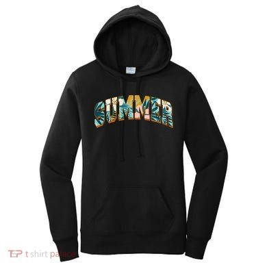 Vintage Floral Flower Pattern Summer Women's Hoodie