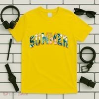 Vintage Floral Flower Pattern Summer T-Shirt thumb 5