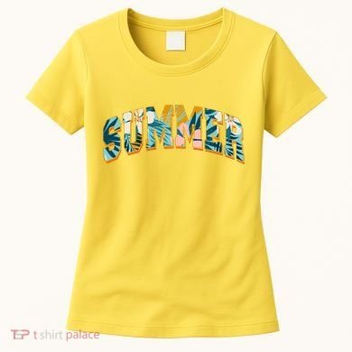 Vintage Floral Flower Pattern Summer Women's T-Shirt