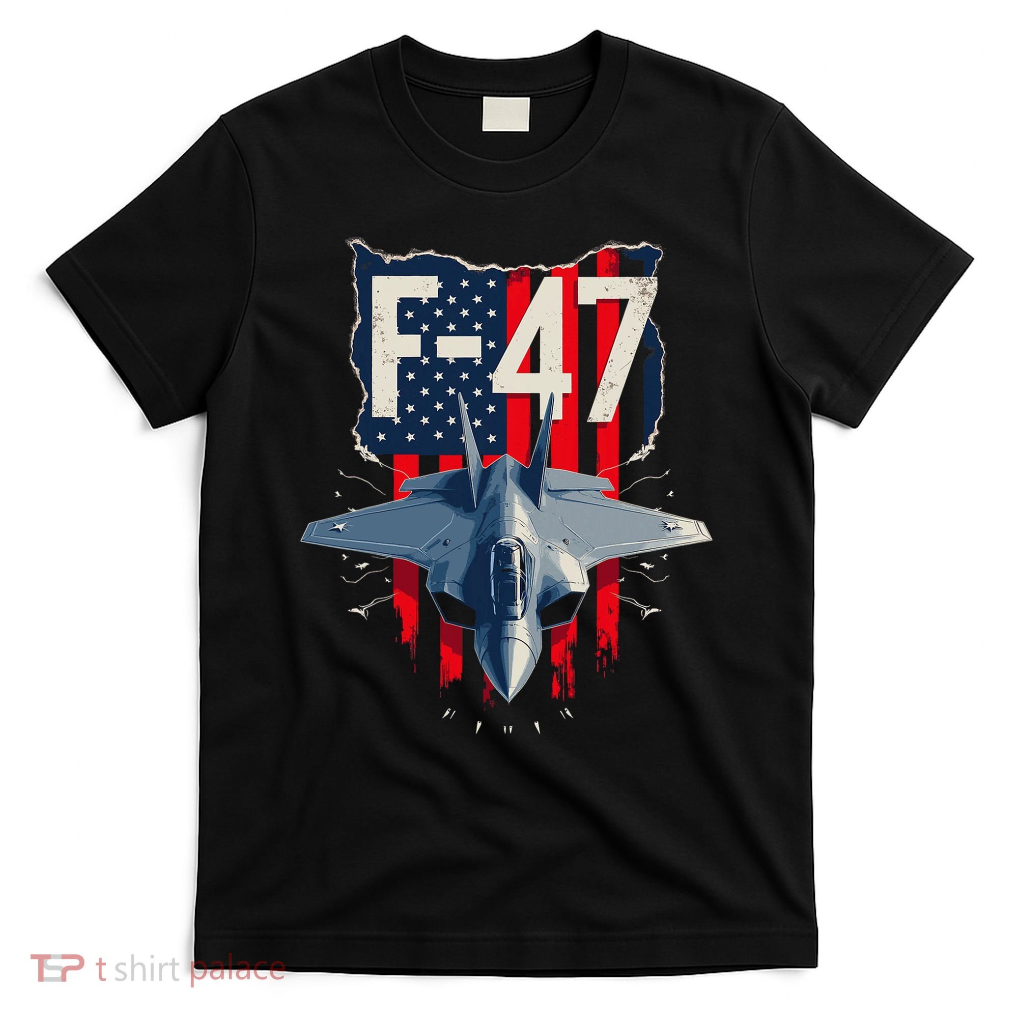 Vintage F47 Fighter Jet Trump F 47 Jet Fighter Aircraft Usa T-Shirt
