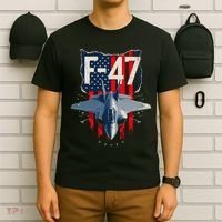 Vintage F47 Fighter Jet Trump F 47 Jet Fighter Aircraft Usa T-Shirt thumb 6