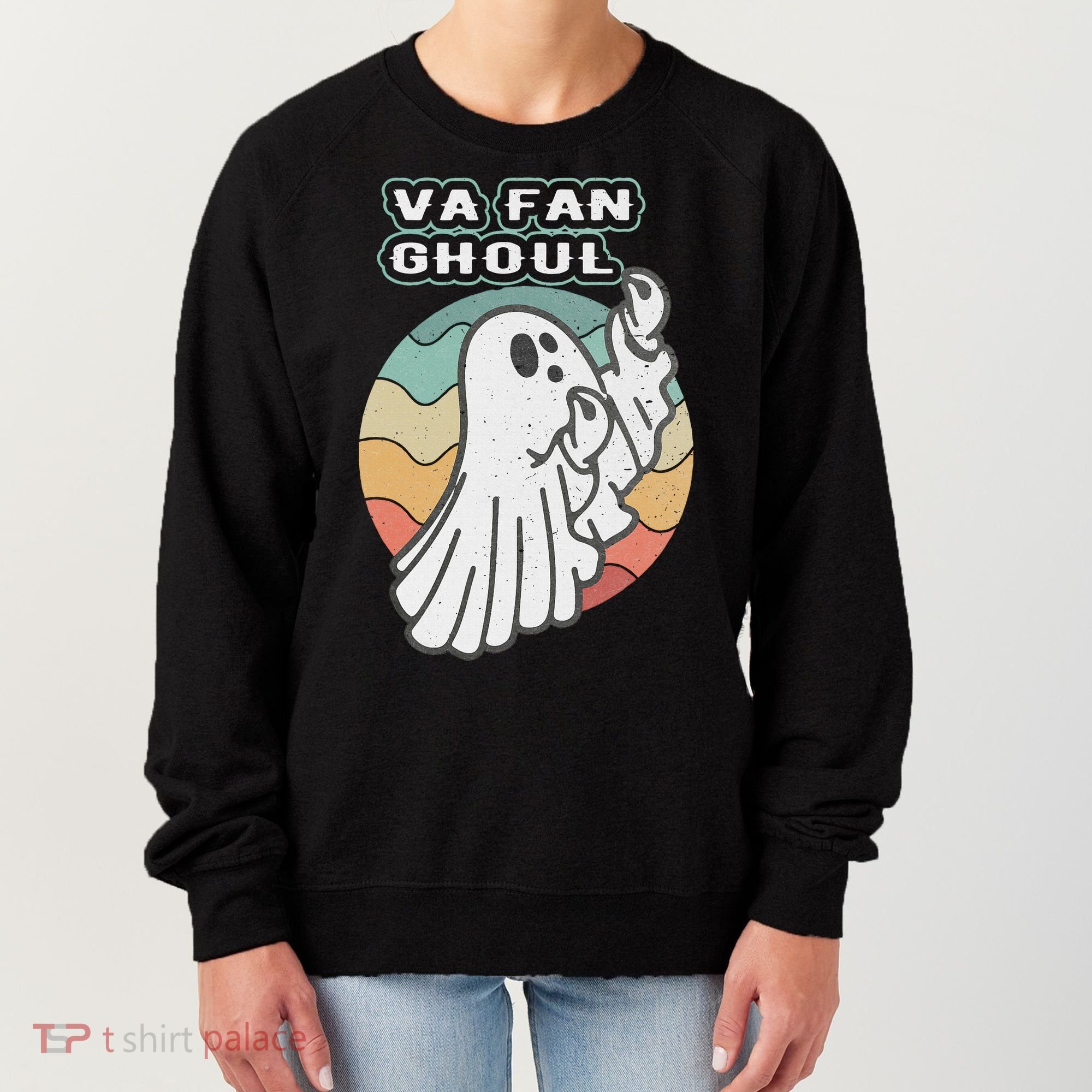 Va Fan Ghoul Funny Ghost Italian Halloween Women's Sweatshirt