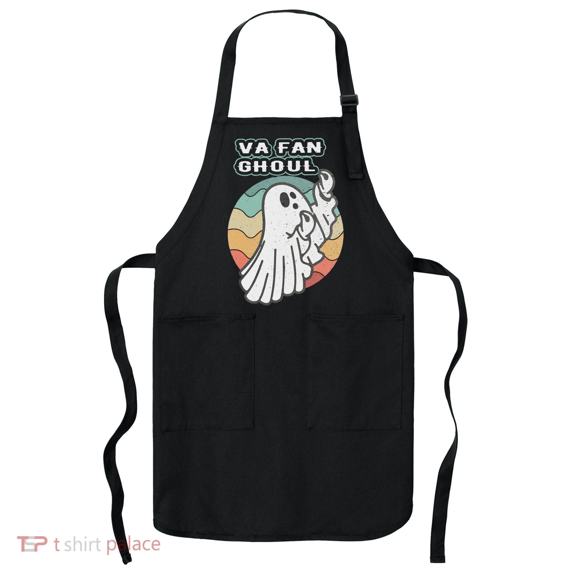 Va Fan Ghoul Funny Ghost Italian Halloween Apron