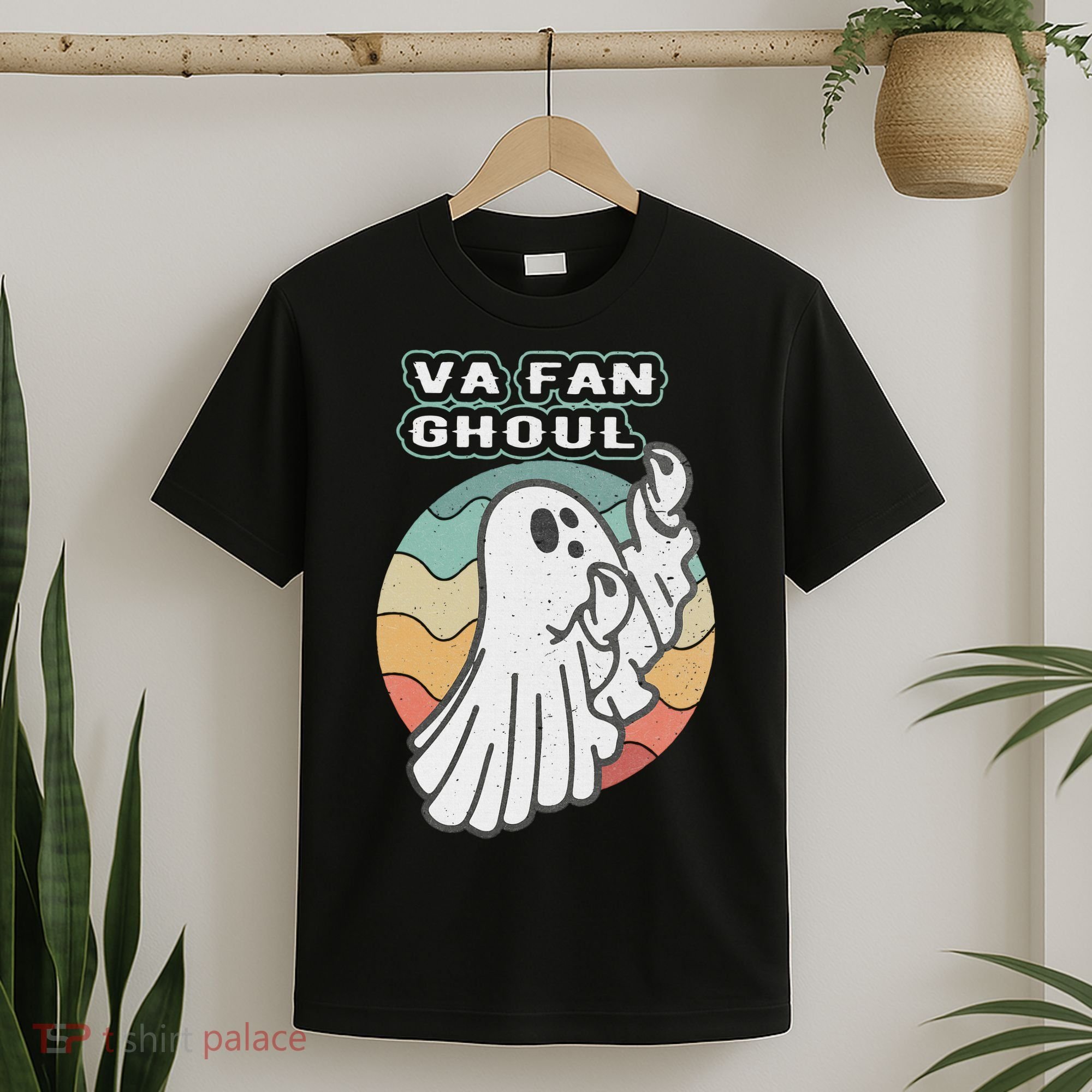 Va Fan Ghoul Funny Ghost Italian Halloween T-Shirt