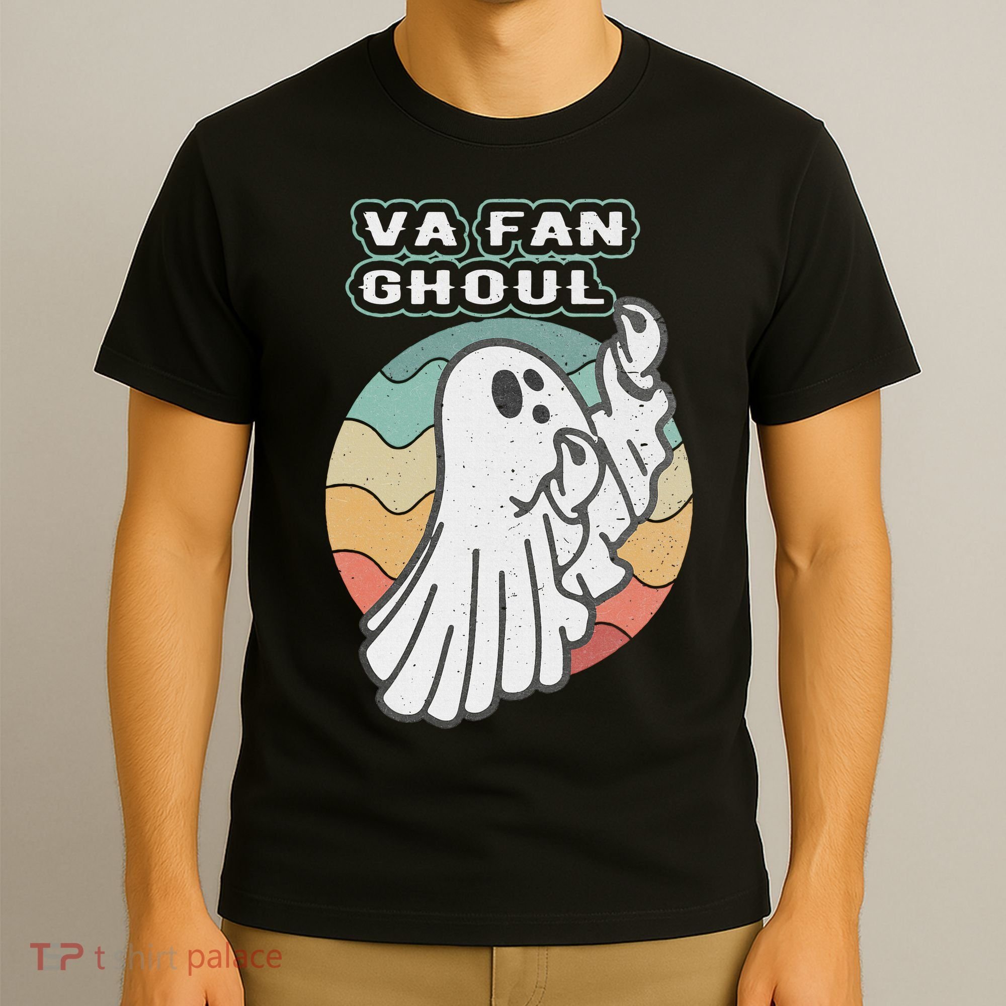 Va Fan Ghoul Funny Ghost Italian Halloween T-Shirt