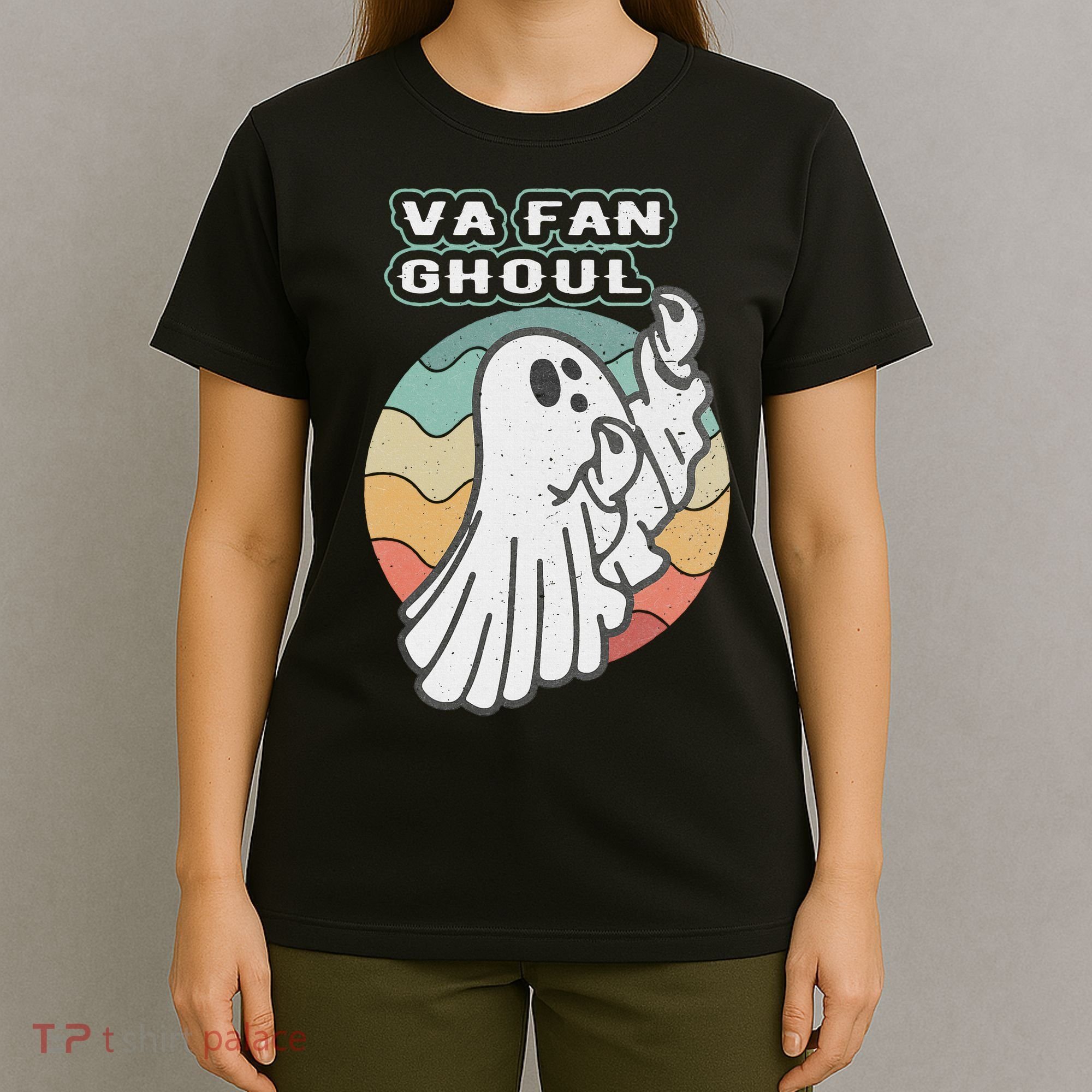 Va Fan Ghoul Funny Ghost Italian Halloween T-Shirt