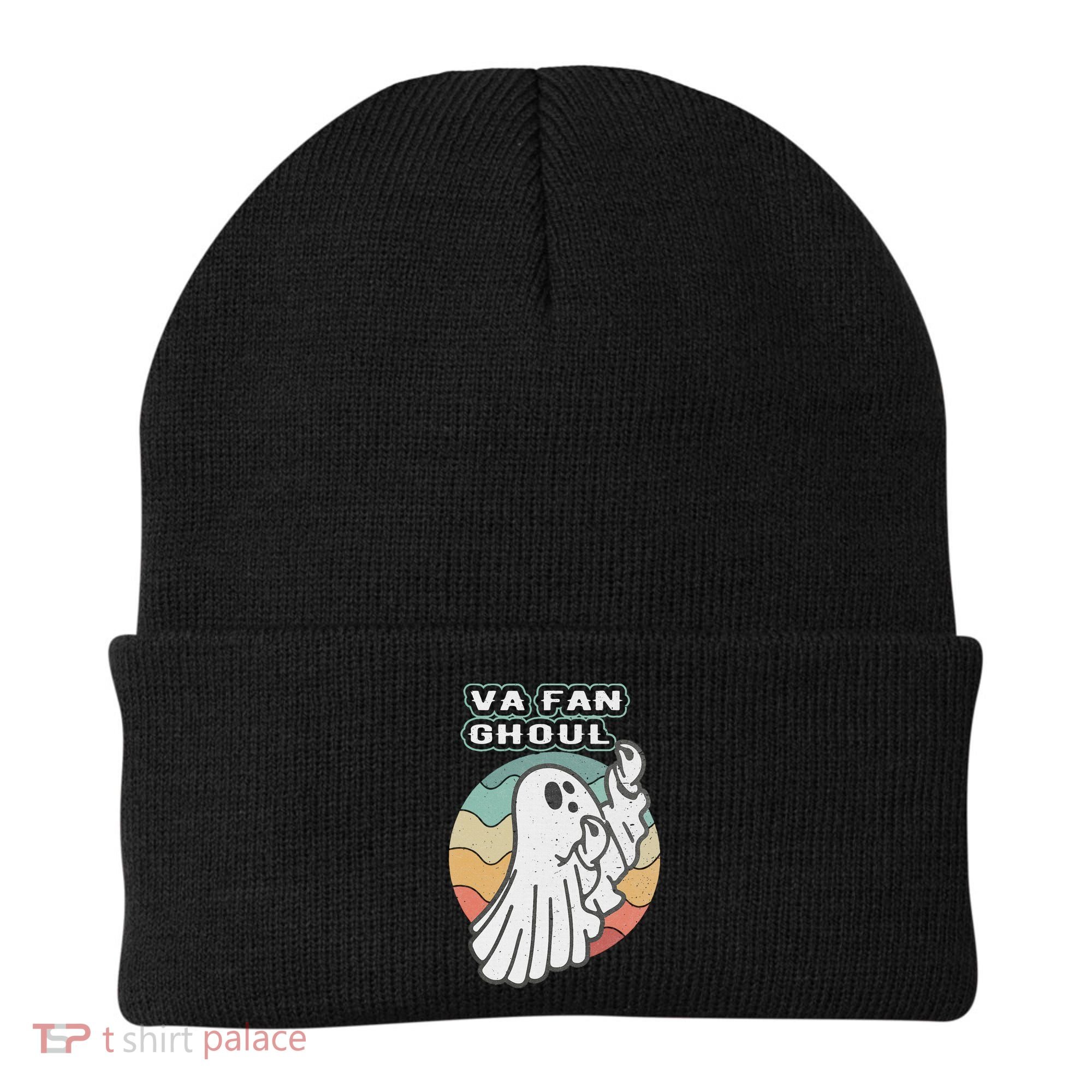 Va Fan Ghoul Funny Ghost Italian Halloween Beanie