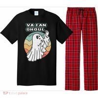 Va Fan Ghoul Funny Ghost Italian Halloween Pajama Set thumb 0