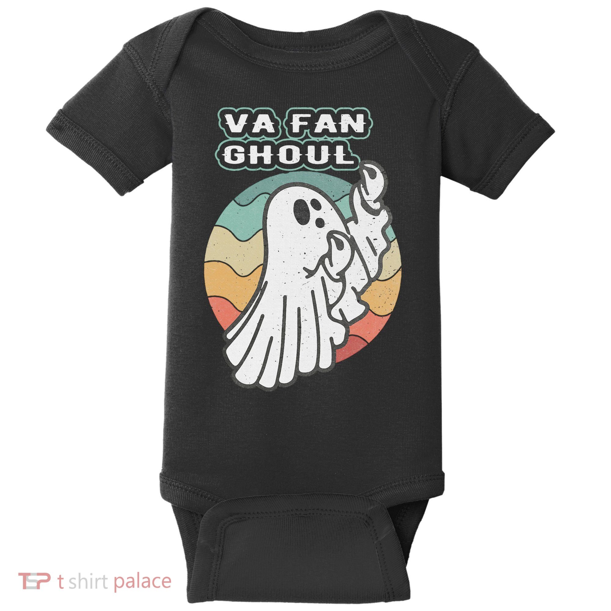 Va Fan Ghoul Funny Ghost Italian Halloween Baby Bodysuit