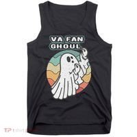 Va Fan Ghoul Funny Ghost Italian Halloween Tank Top thumb 0