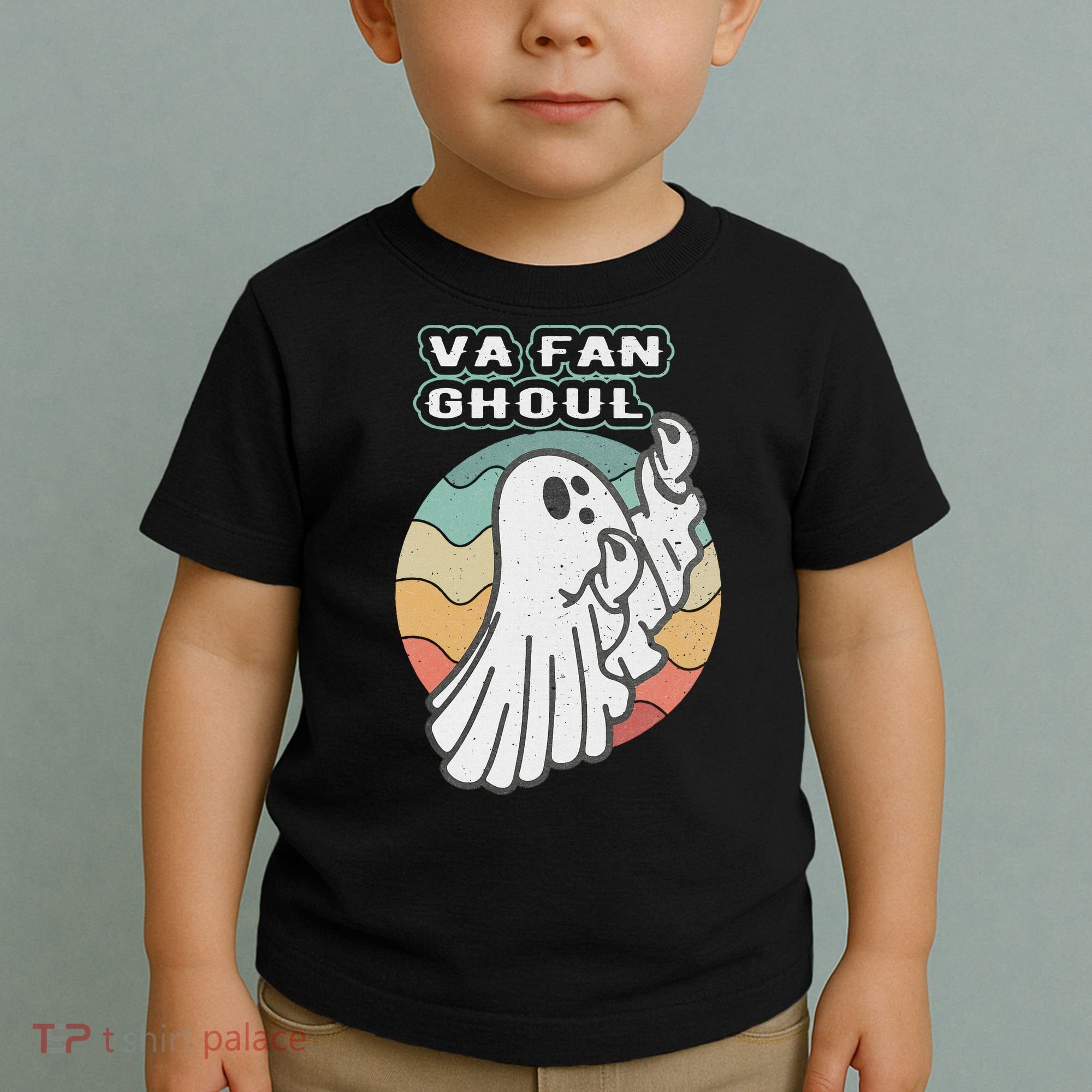 Va Fan Ghoul Funny Ghost Italian Halloween Toddler T-Shirt
