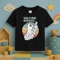Va Fan Ghoul Funny Ghost Italian Halloween Toddler T-Shirt thumb 3