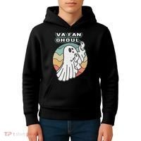 Va Fan Ghoul Funny Ghost Italian Halloween Kids Hoodie thumb 4