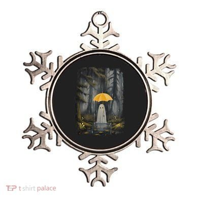 Vintage Floral Ghost Halloween Ghost In The Forest Gothic Ornament