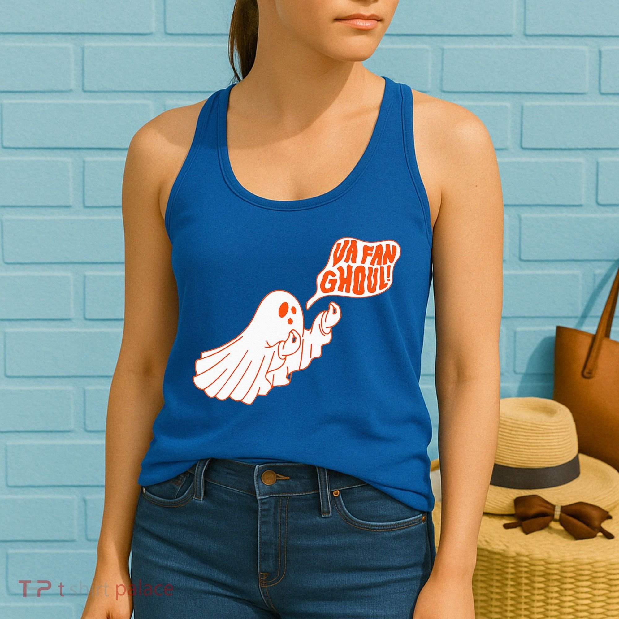 Va Fan Ghoul For Italian Funny Halloween Women's Tank Top