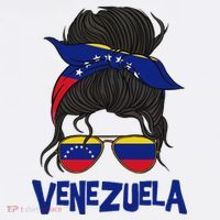 Venezuela For Girl Venezuelan Flag For Women Venezolana Women's Tank Top thumb 5