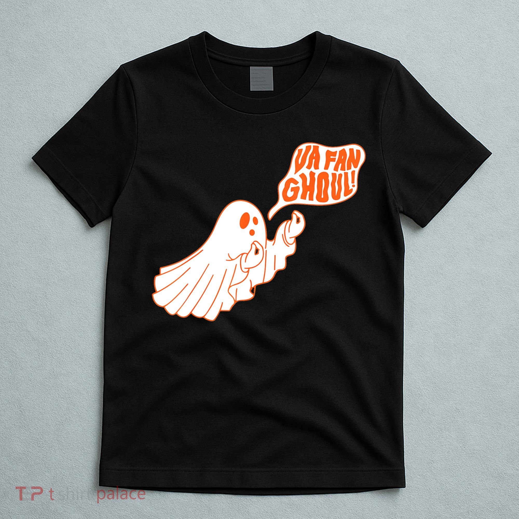 Va Fan Ghoul For Italian Funny Halloween Ghost T-Shirt