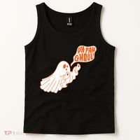 Va Fan Ghoul For Italian Funny Halloween Ghost Tank Top thumb 2