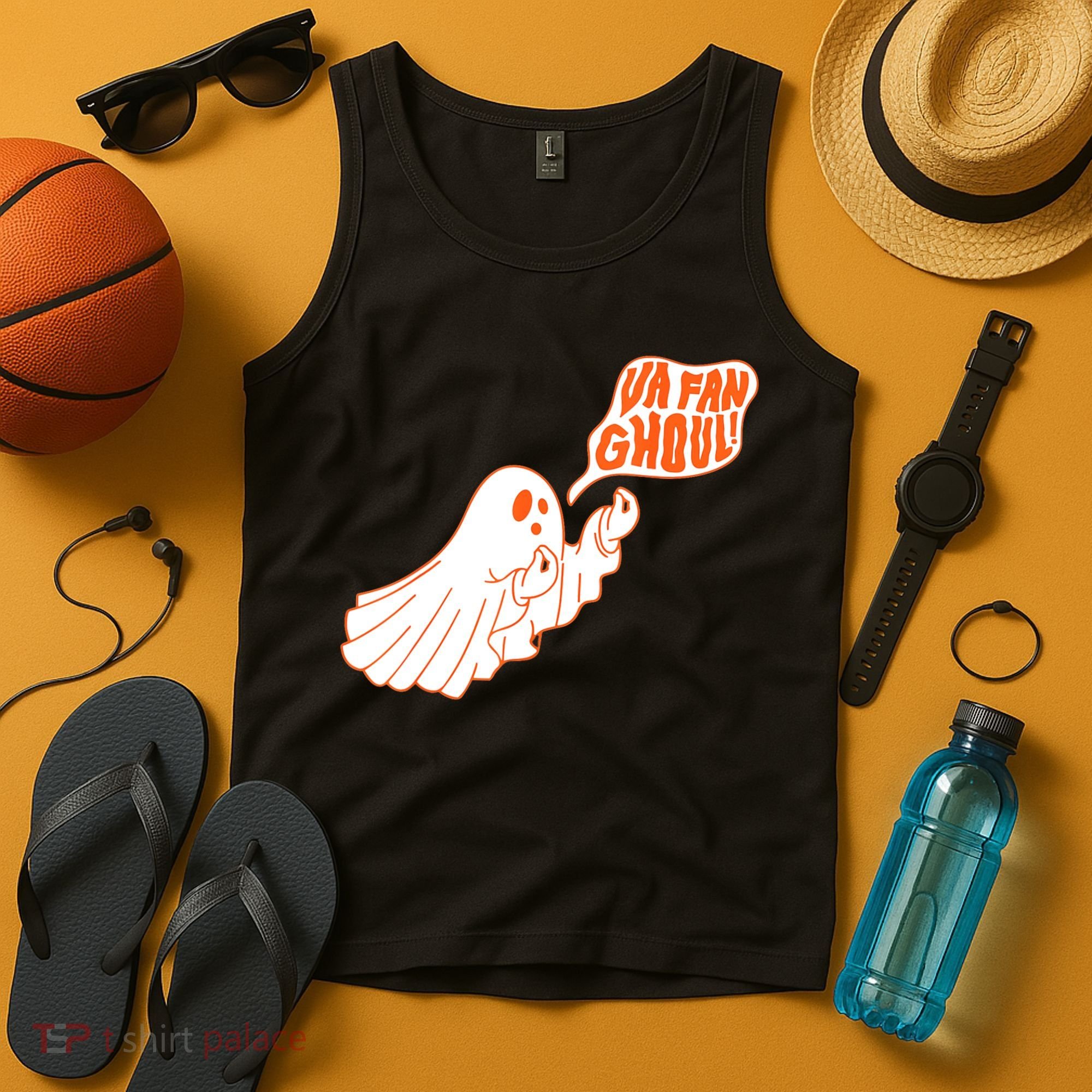 Va Fan Ghoul For Italian Funny Halloween Ghost Tank Top