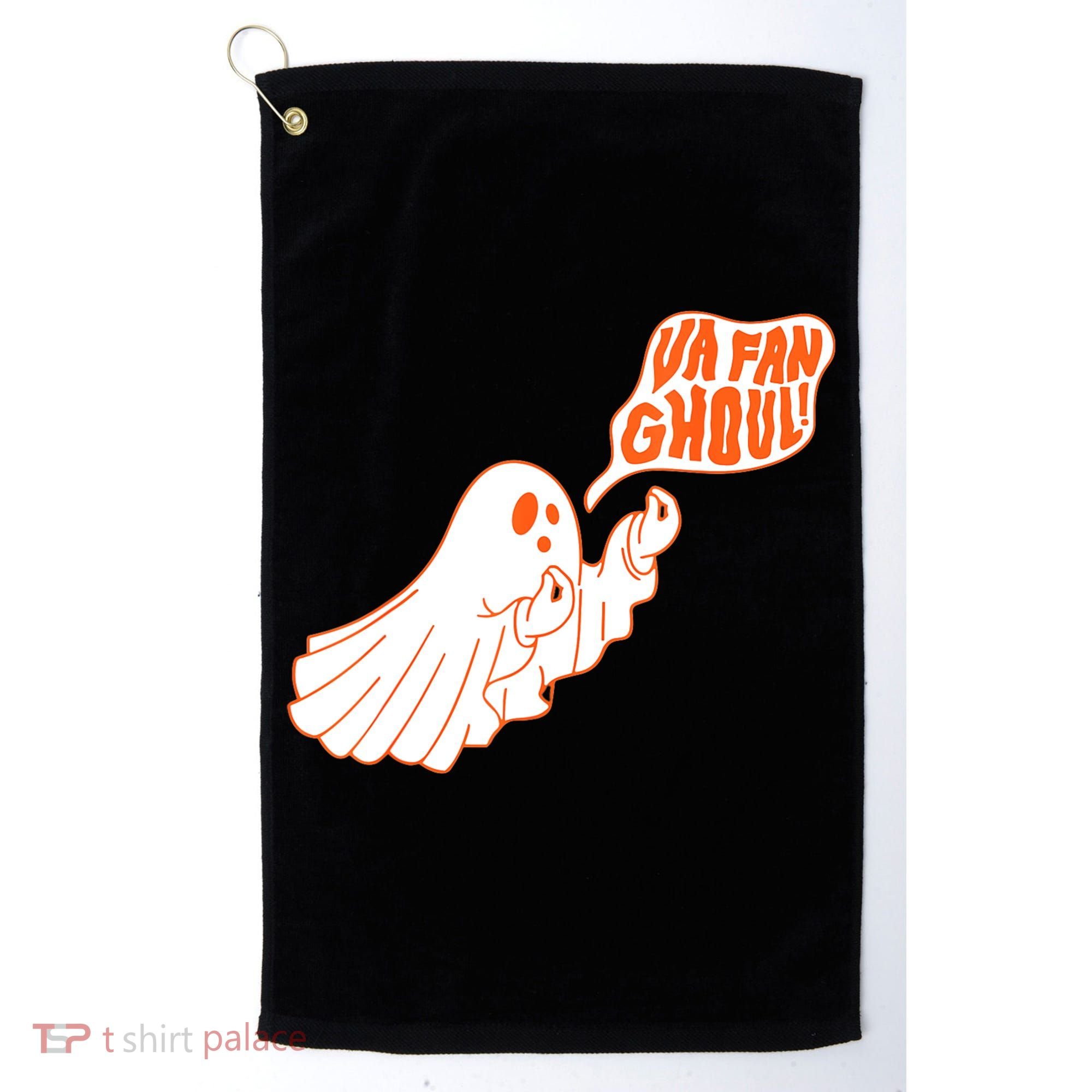 Va Fan Ghoul For Italian Funny Halloween Ghost Golf Towel