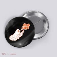 Va Fan Ghoul Italian Funny Halloween Ghost Button thumb 0