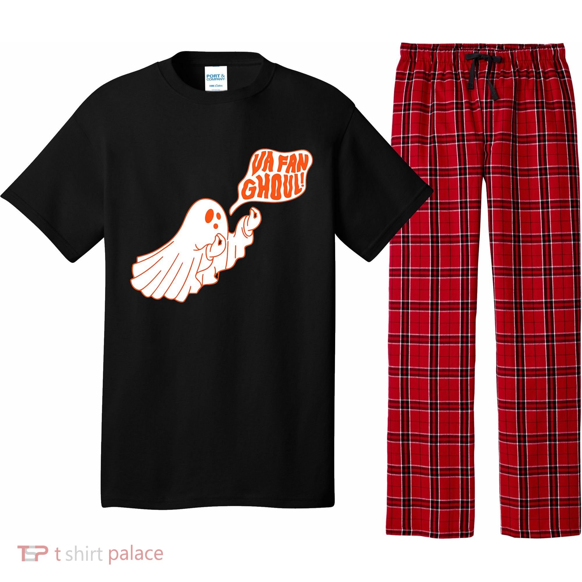 Va Fan Ghoul Italian Funny Halloween Ghost Pajama Set