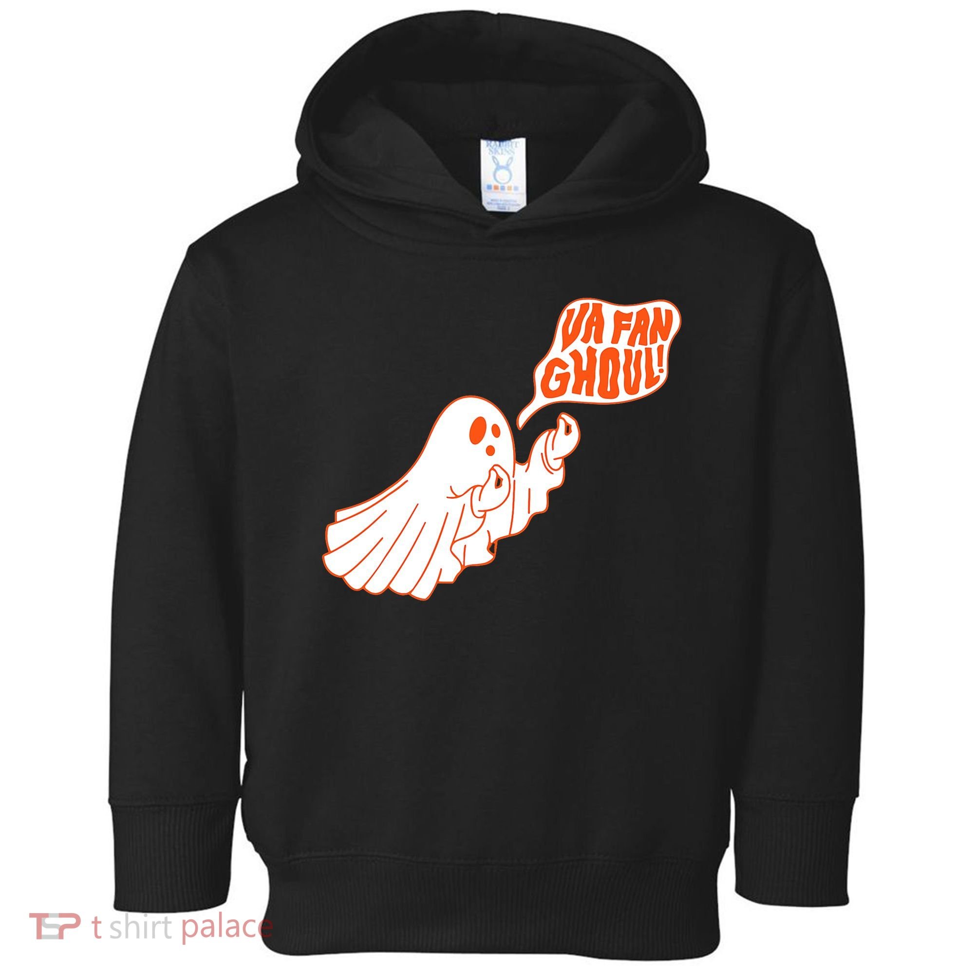 Va Fan Ghoul Italian Funny Halloween Ghost Toddler Hoodie