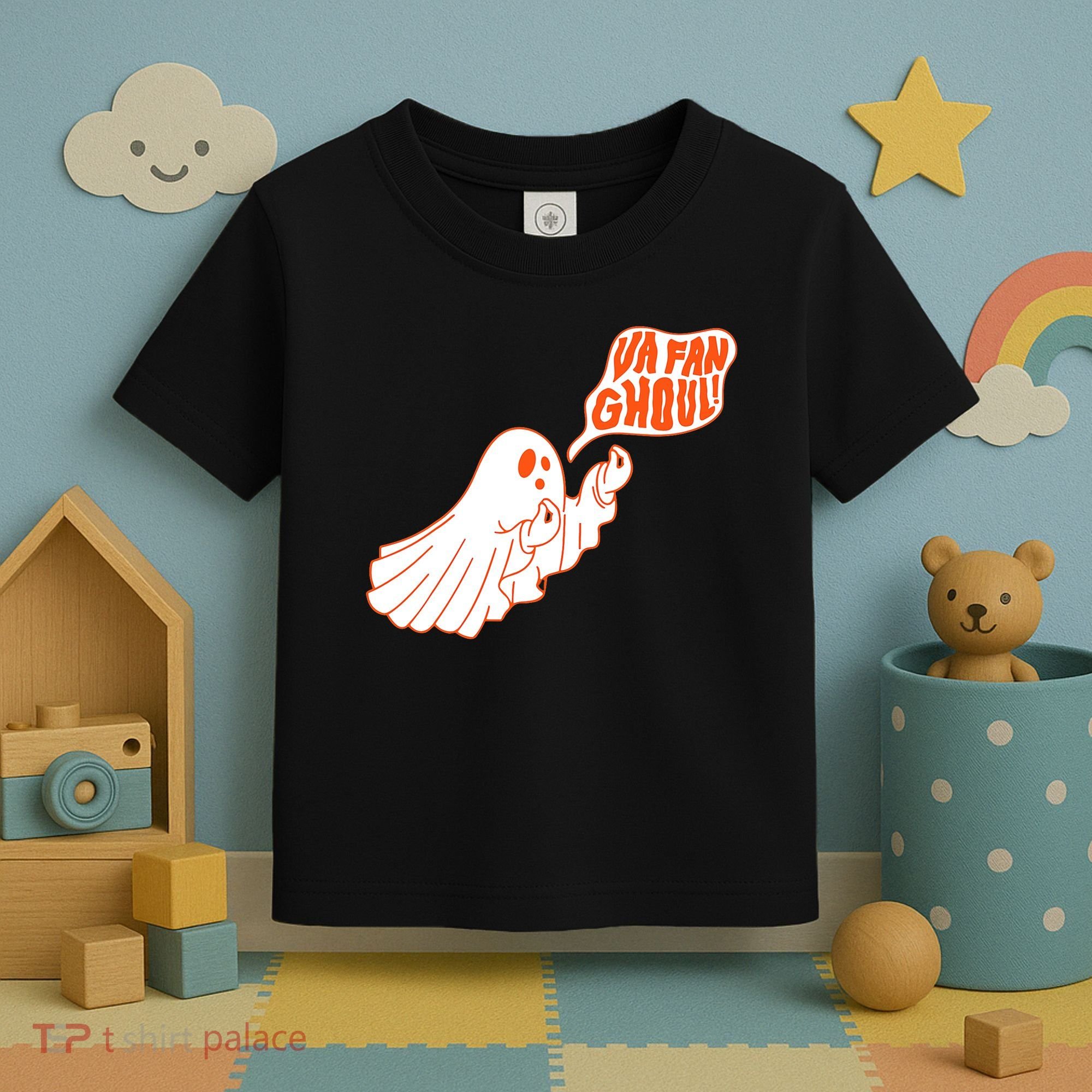 Va Fan Ghoul Italian Funny Halloween Ghost Toddler T-Shirt