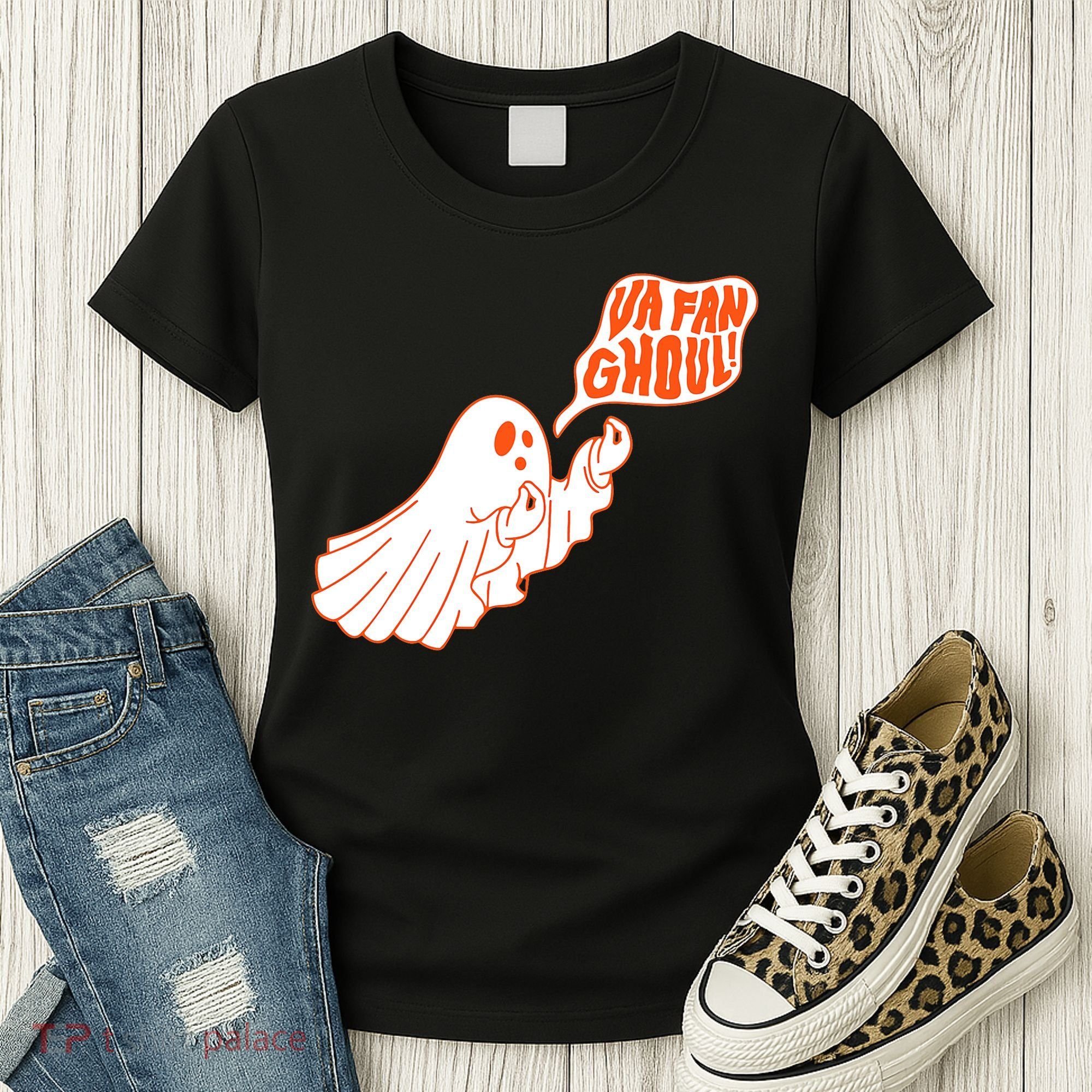 Va Fan Ghoul Italian Funny Halloween Ghost Women's T-Shirt