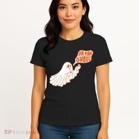 Va Fan Ghoul Italian Funny Halloween Ghost Women's T-Shirt thumb 4