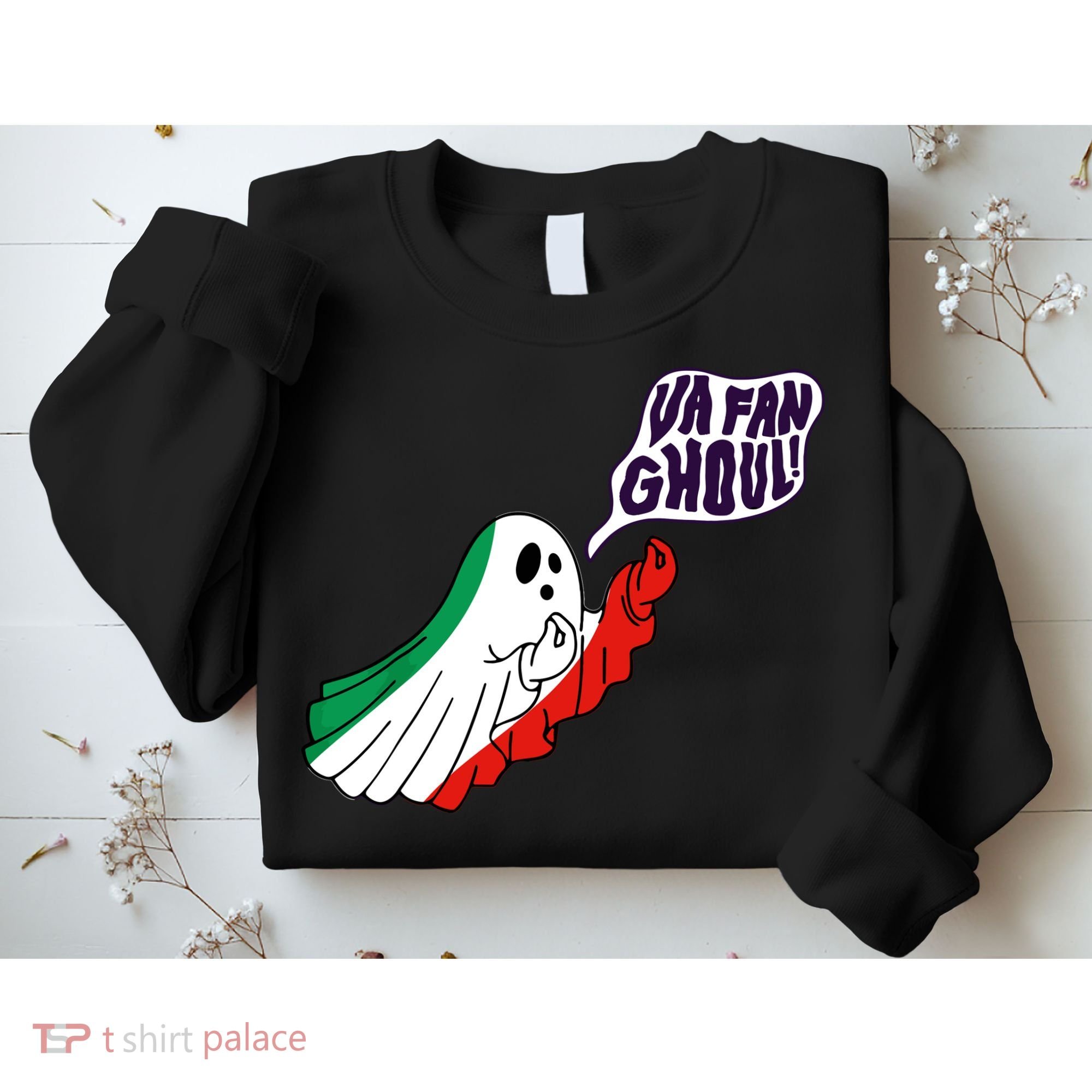 Va Fan Ghoul Italian Funny Halloween Ghost Sweatshirt