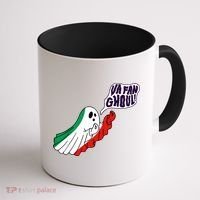 Va Fan Ghoul Italian Funny Halloween Ghost Coffee Mug thumb 1