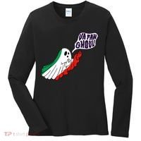 Va Fan Ghoul Italian Funny Halloween Ghost Women's Long Sleeve Shirt thumb 0