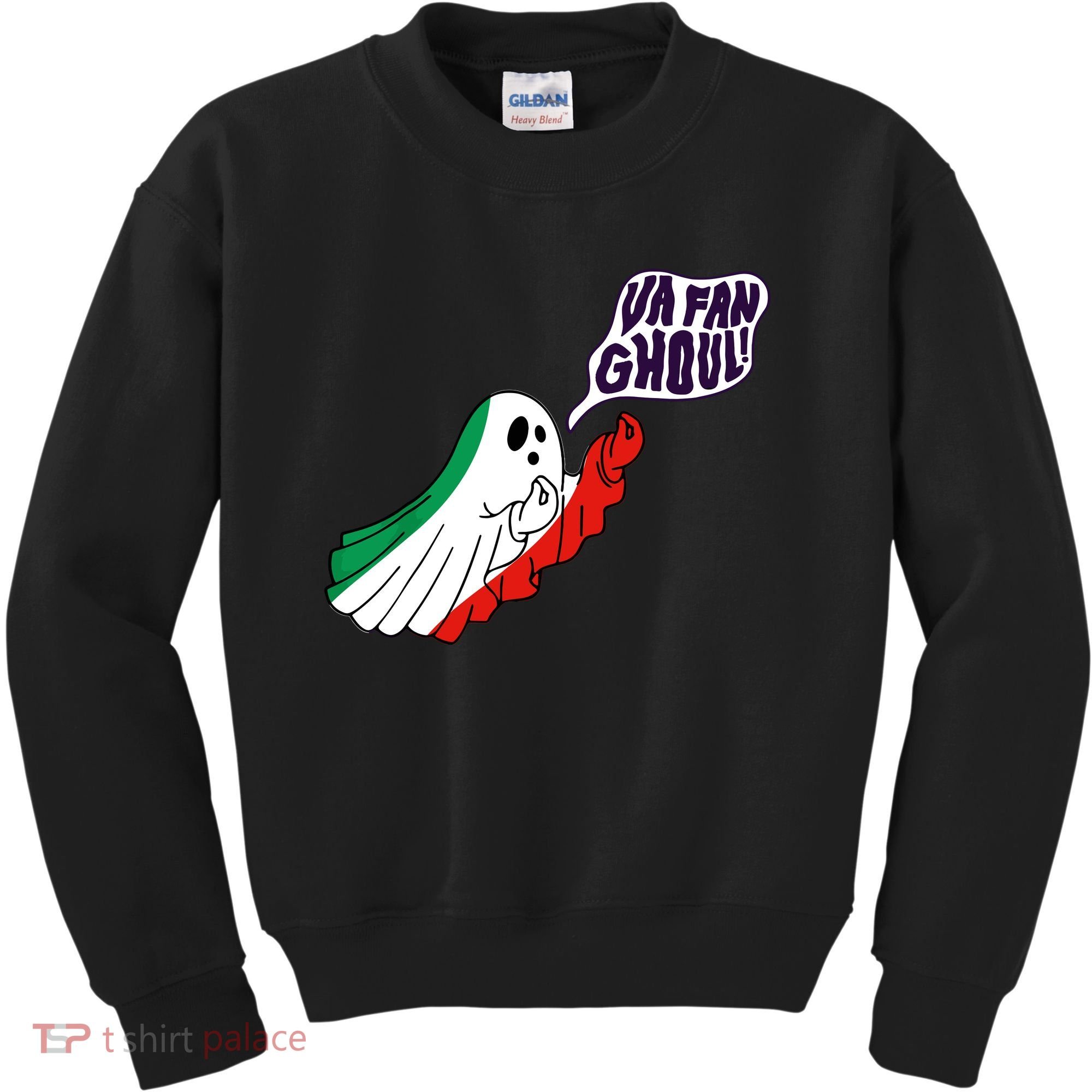 Va Fan Ghoul Italian Funny Halloween Ghost Kids Sweatshirt