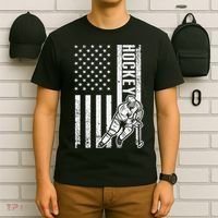 Vintage Field Hockey Player Hockey Fan Hockey Coach T-Shirt thumb 6