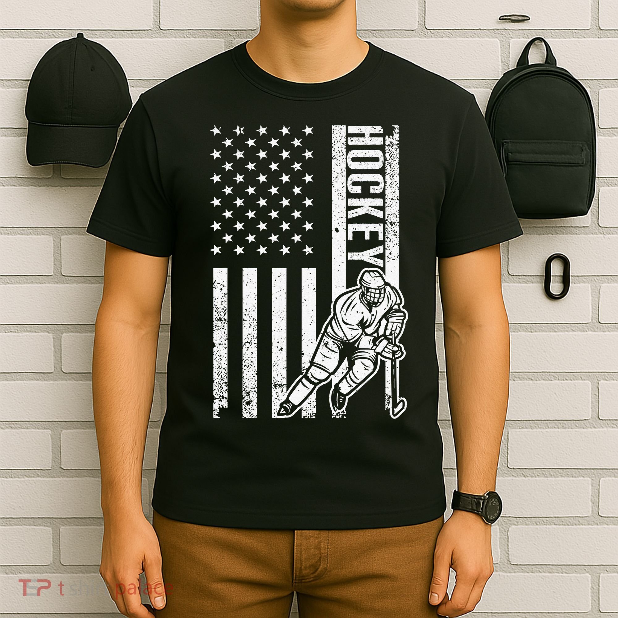 Vintage Field Hockey Player Hockey Fan Hockey Coach T-Shirt