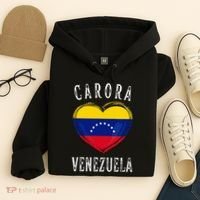 Venezuela Flag Heart Carora City Hoodie thumb 4